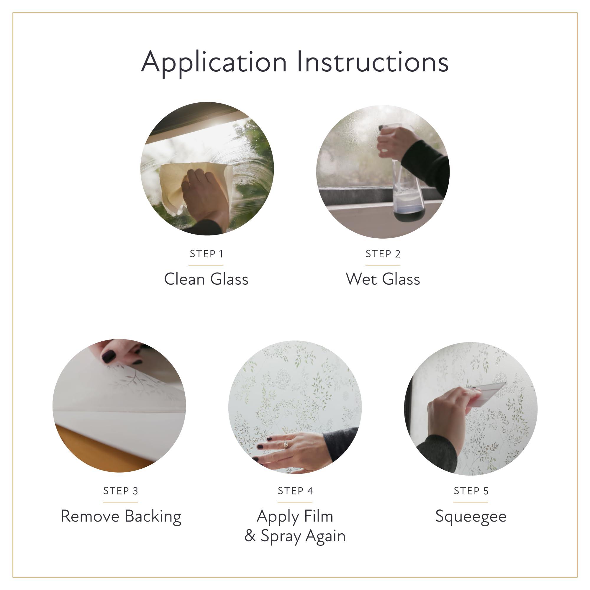 ARTSCAPE Artscape Bird\'s Eye View | UV-Reflective Anti-Collision Window Film | Protects Birds from Glass Collision | Four-Pack | 6 x 6 Inches Each | Made in USA