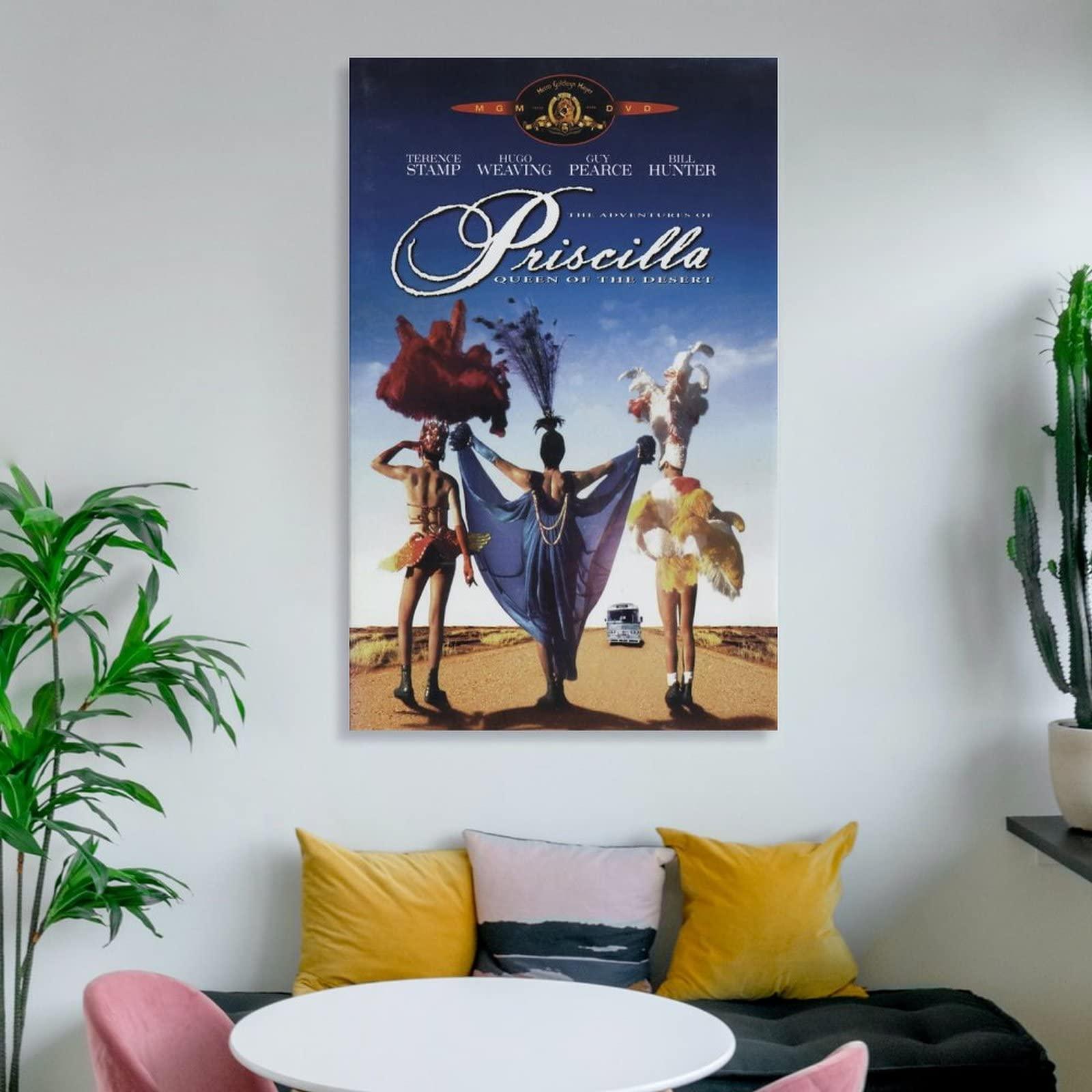 Zelbuck Zelbuck The Adventures of Priscilla, Queen of The Desert Movie Poster (5) Wall Art Paintings Canvas Wall Decor Home Decor Living Room Decor Aesthetic 20x30inch(50x75cm) Unframe-Style