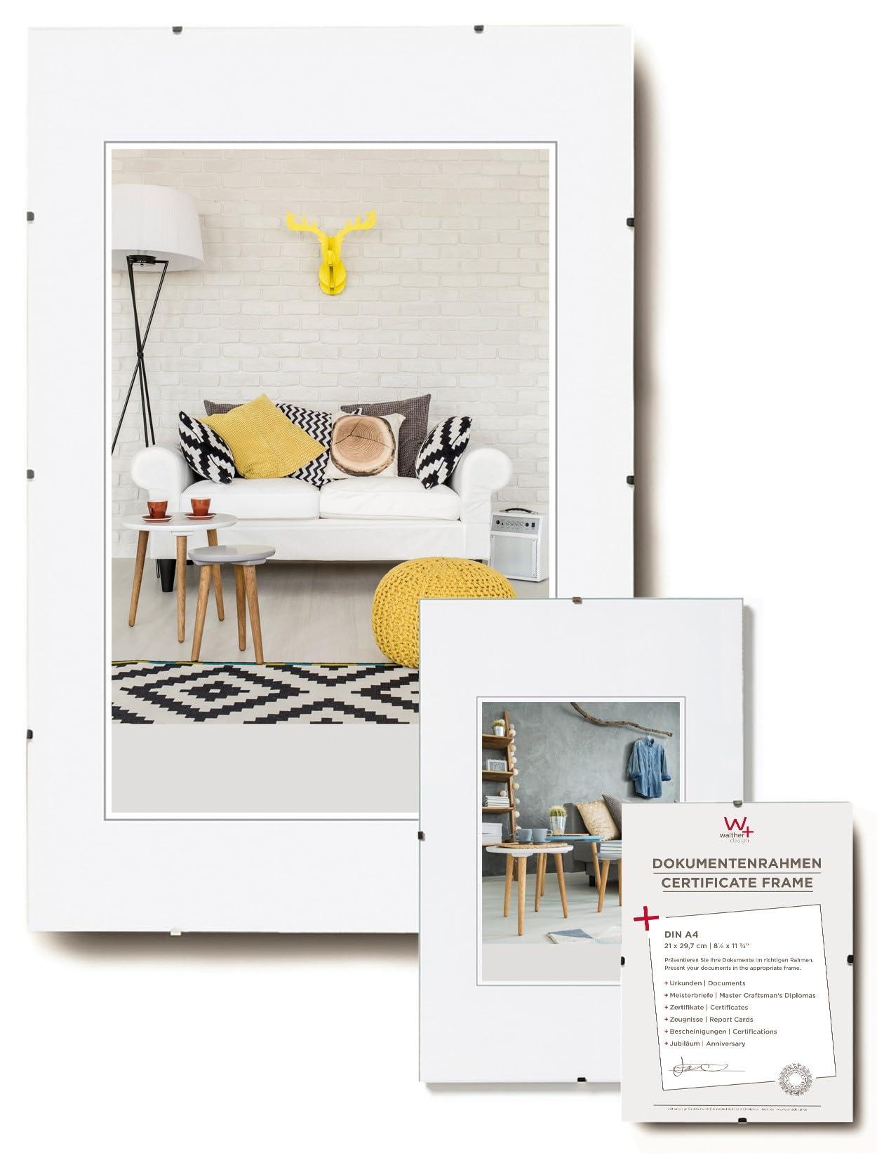 Walther Walther Picture Frame, Clear Glass, 60 x 90 cm