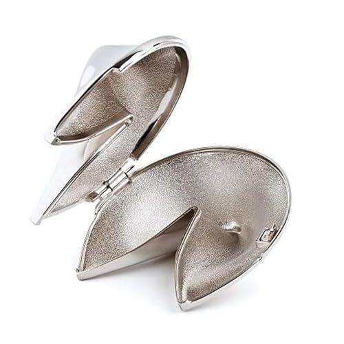 Natico Natico Originals Non-Tarnishing Silver Fortune Cookie Paperweight, Desktop Gift, Resturant Decor (60-2700)