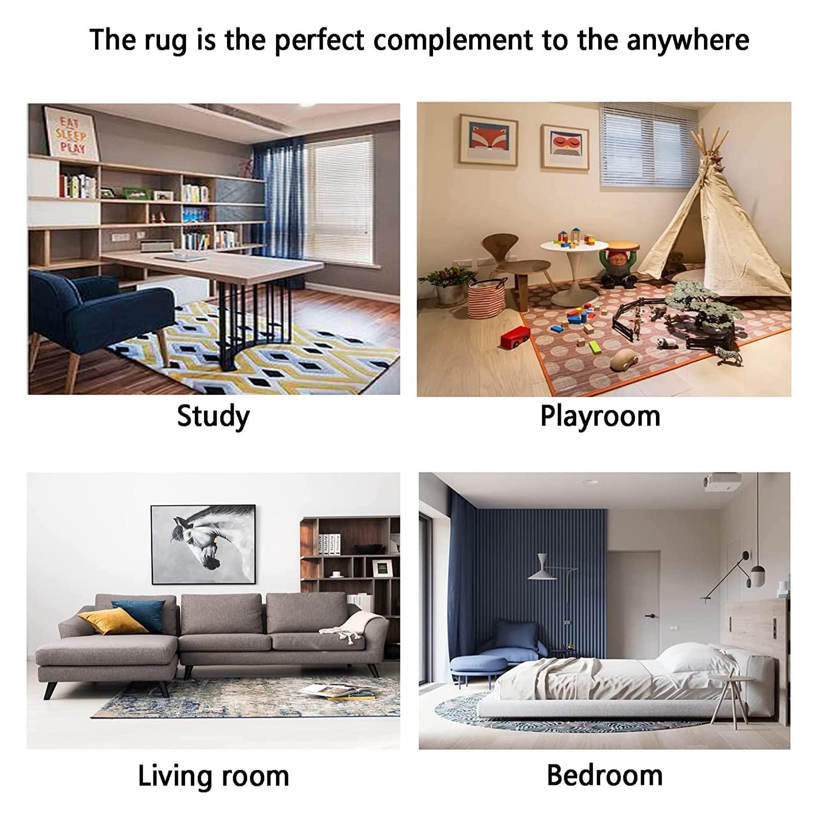 Mrxfn 3D Area Rug Floor Mat 3D Bottomless Hole Optical Illusion Area Rug Visual Rug for Living Room Home Front Door Bedroom Bathroom Kitchen Black White Checkered 3D Carpets 95 in x 197 in