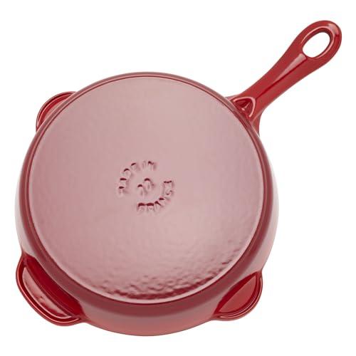 STAUB STAUB Fry Pans Cast Iron 8.5-inch Traditional Deep Skillet-Cherry