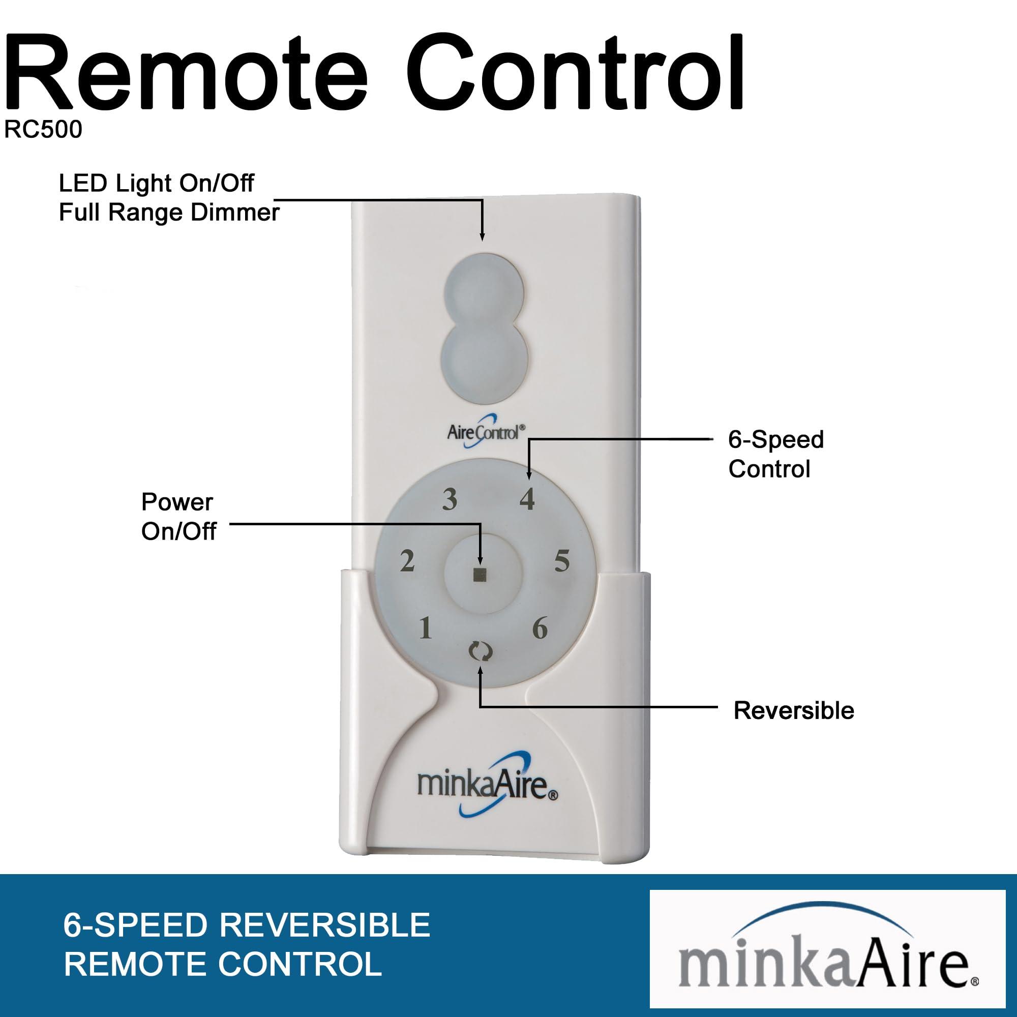 MINKA-AIRE Minka-Aire Hand-Held Remote Control For F853 - White - RC500