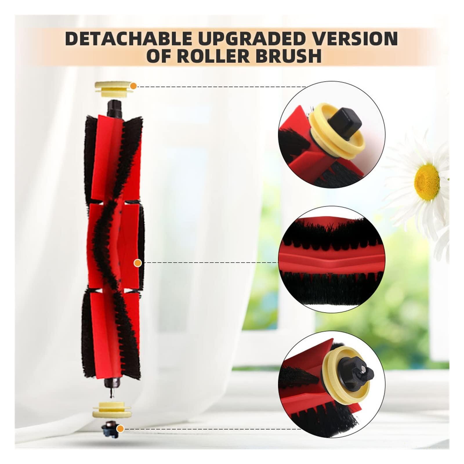 ORCOW ORCOW Compatible with Xiaomi Mi Robot Vacuum Cleaner 1st Gen / 2 / 1S, SDJQR01RR SDJQR02RR SDJQR03RR Roborock E4 E5 S4 Max Main Side Brush Filter (Color : Set C)