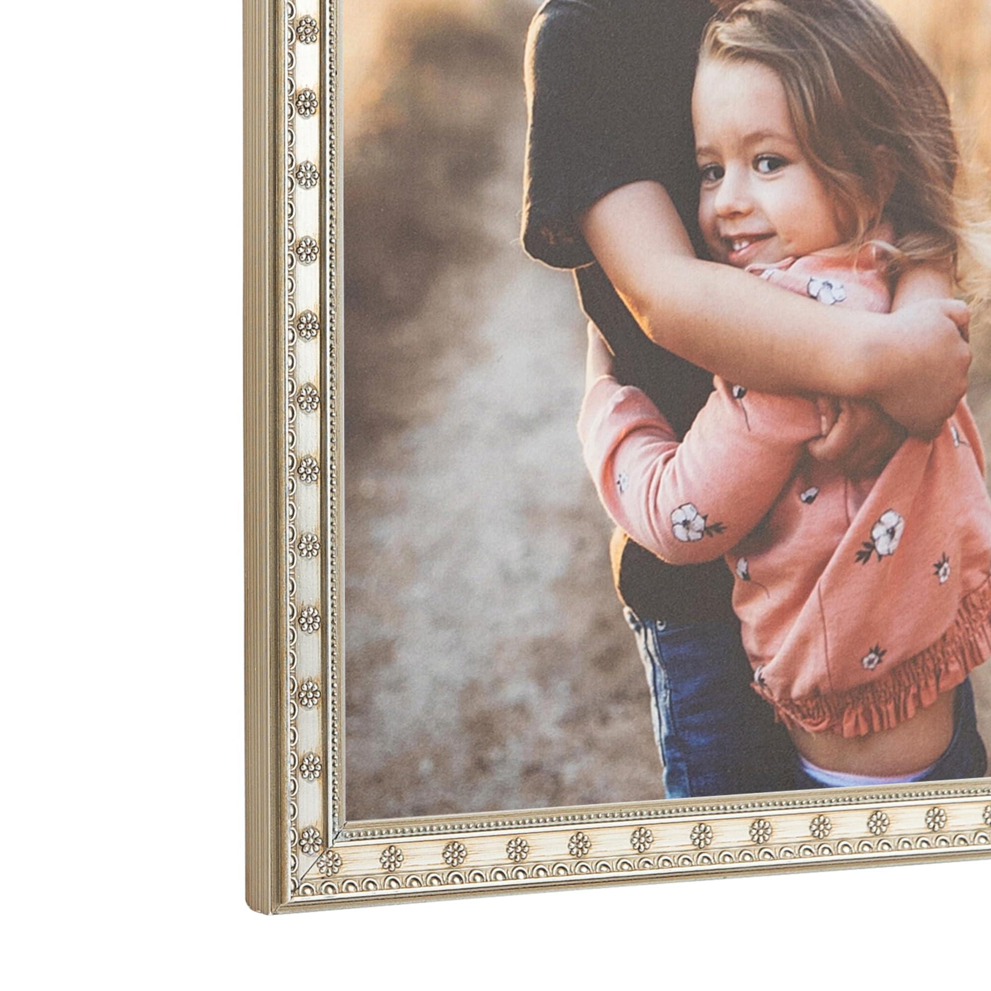 ArtToFrames ArtToFrames 18x26 Inch Multi Picture Frame, This 0.75 Inch Custom Poster Frame is Silver - Comes with Economy Acrylic and Corrugated Backing (2WOMD9330-18x26)