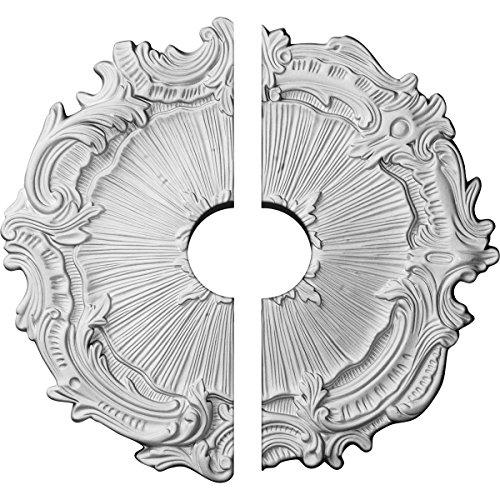 Ekena Millwork Ekena Millwork CM16PL2-03500 Plymouth Ceiling Medallion, 16 3/4"OD x 3 1/2"ID x 1 3/8"P, Factory Primed