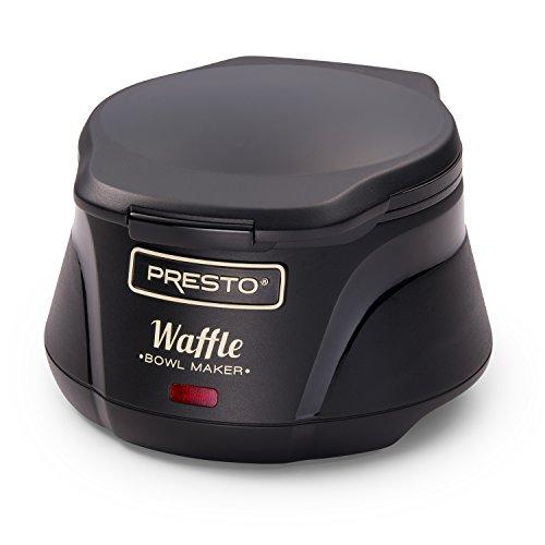 Presto Presto 03500 Belgian Waffle Bowl Maker,Black, 9.3 x 8.25 x 5.25 inches