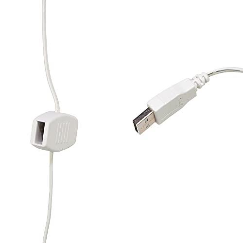 Kurt S. Adler USB Extension Cord with 12 Power Outlets