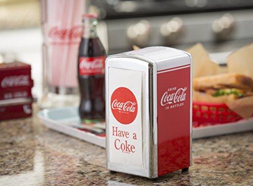 Tablecraft TableCraft Coca-Cola CC342 Drink Coca-Cola Napkin Dispenser,Red,Small
