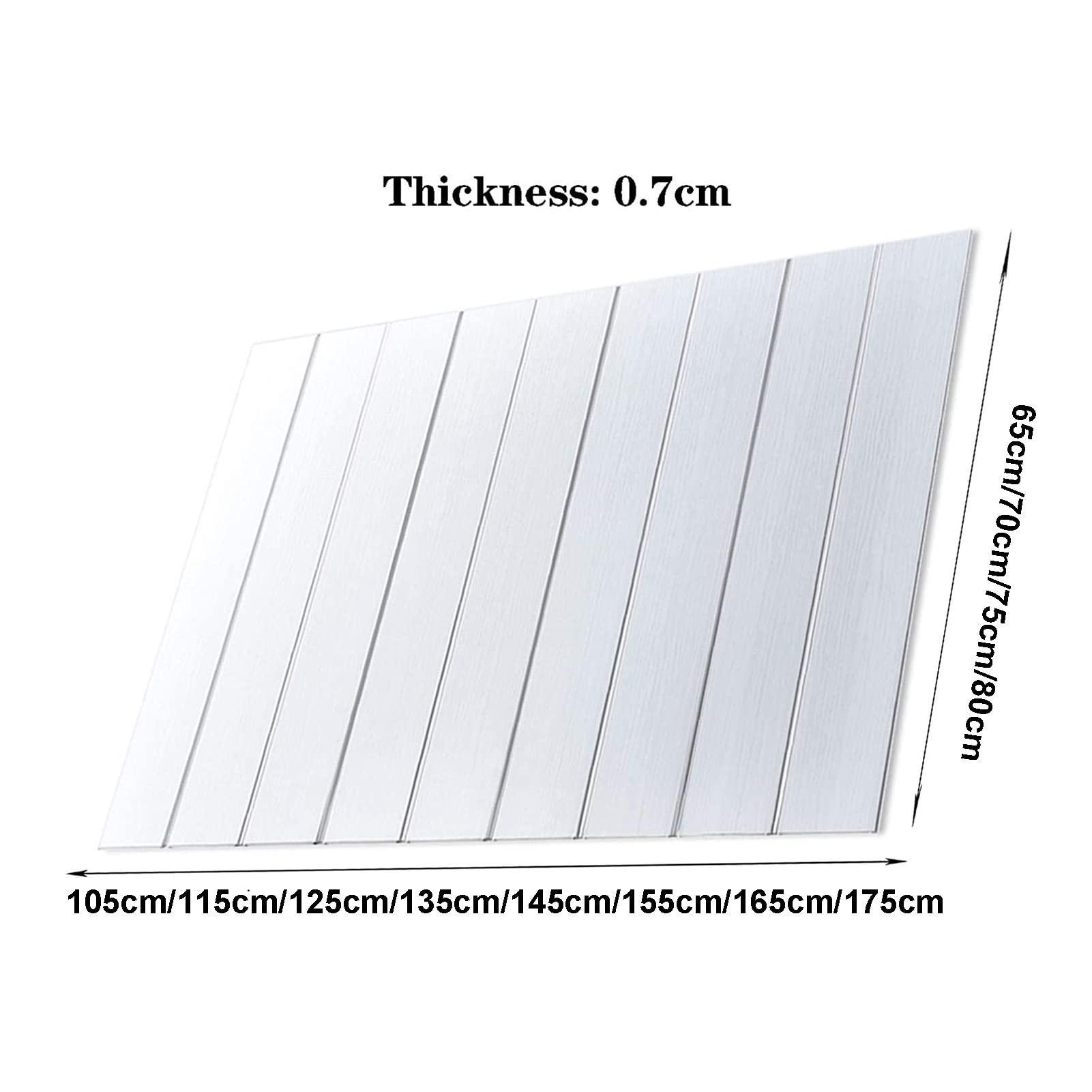 LYLFF LYLFF Bathtub Cover, Environmentally Friendly PVC Plastic Bathtub Dustproof, Bathtub Storage Board Bathroom Insulation Board Bathtub Cover (Size : 165x70x0.7cm)