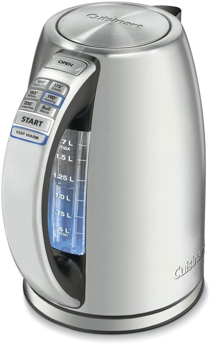 Cuisinart Cuisinart 1.7-Liter Stainless Steel Cordless Electric Kettle with 6 Preset Temperatures