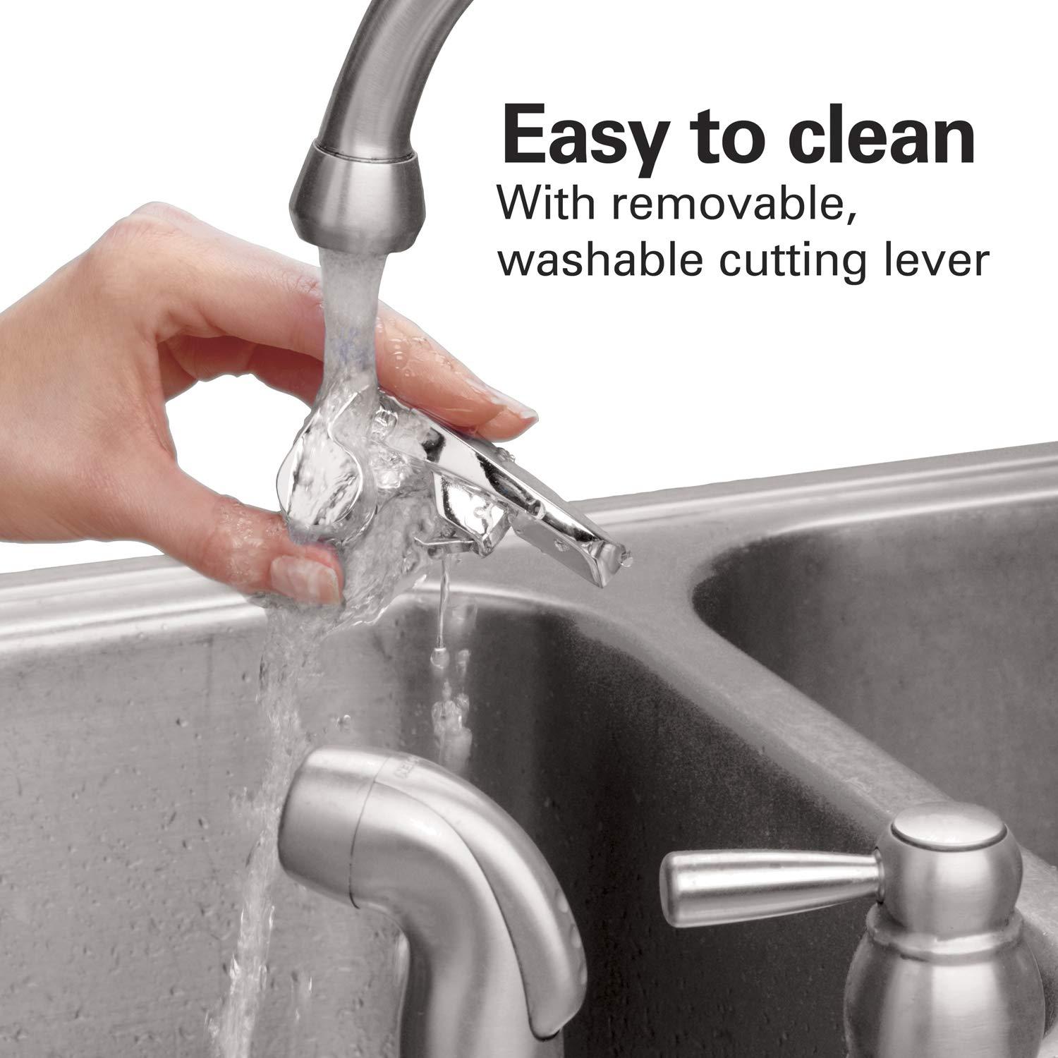 Hamilton Beach Hamilton Beach Extra-Tall Electric Automatic Can Opener with Easy-Clean Detachable Cutting Lever, Cord Storage, Knife Sharpener, Brushed Stainless Steel (76700)