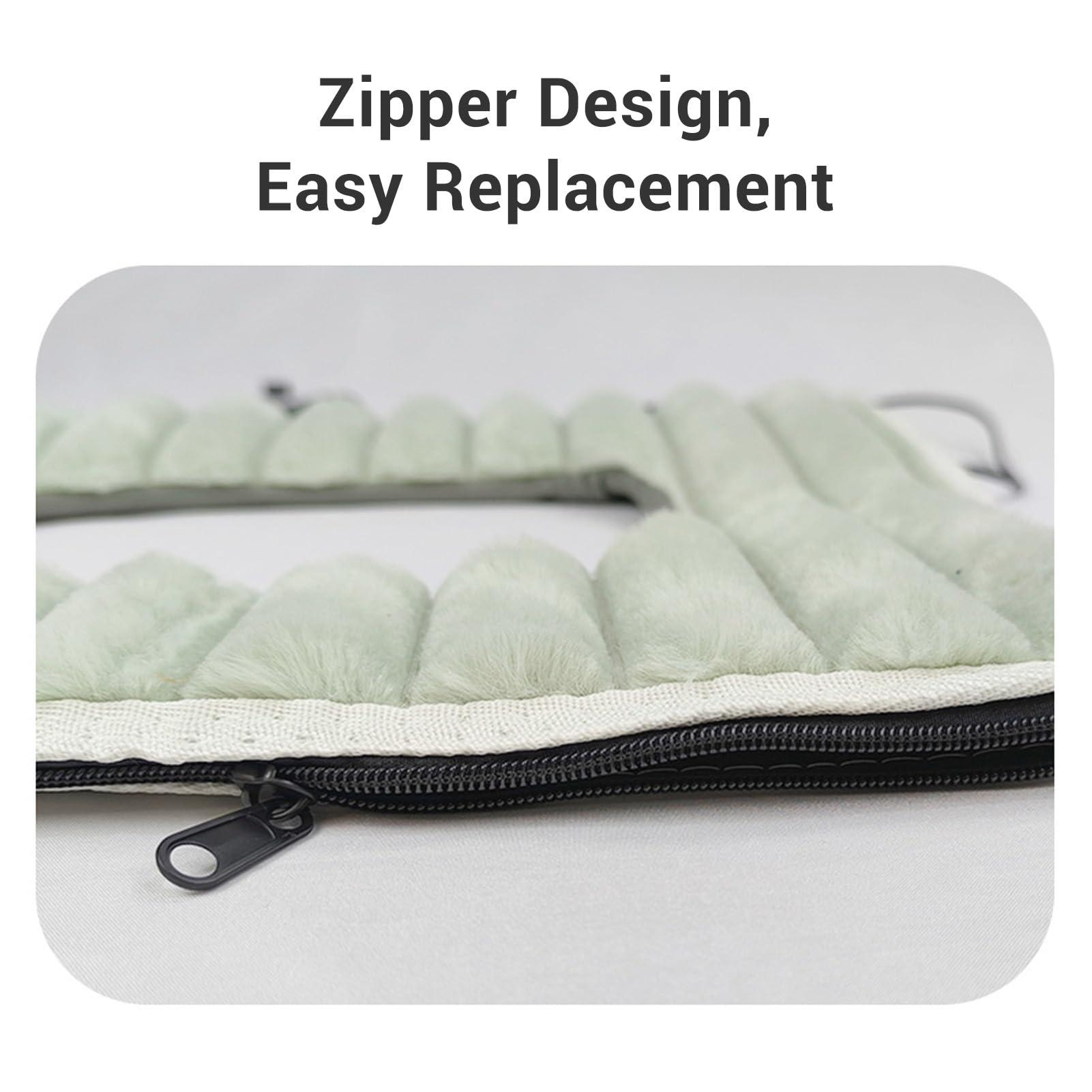 WOHPNLE WOHPNLE Warm Toilet Seat Cover, USB Powered Seat Cushion Warmer Mat Comfortable Toilet Seat Cover Washable Bathroom Warmer (Green)