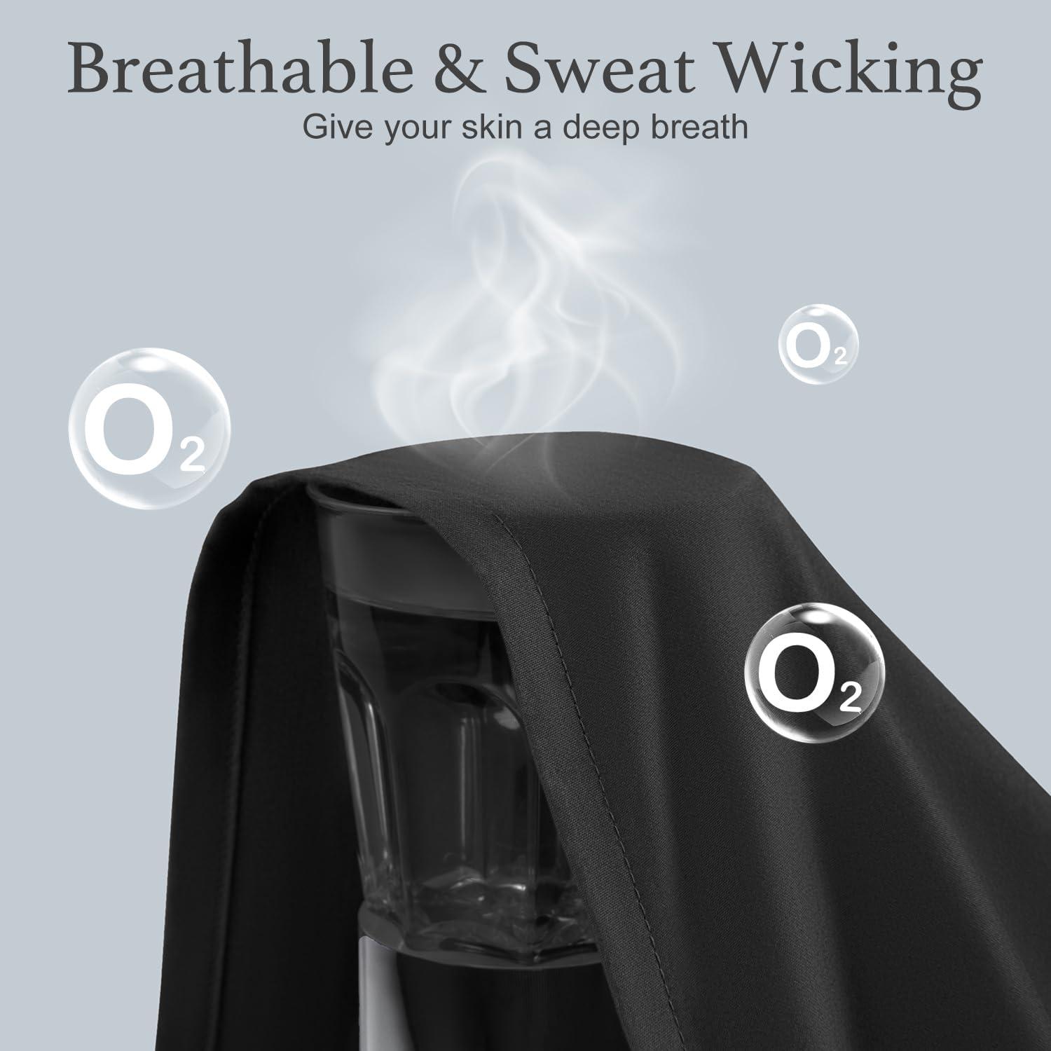 SAKIAO SAKIAO 1000 Thread Count Luxury Heavy Cotton Sheets,100% Egyptian Cotton Sheets Full Bed Sheet Set,Very Smooth Soft & Thick Sateen Weave Fits Mattress Upto 18\'\' DEEP Pocket (Black, Full)