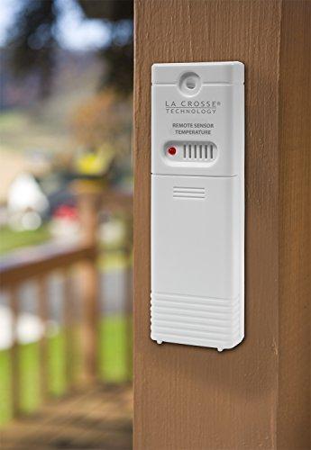 La Crosse Technology La Crosse Technology 308-179OR Wireless Temperature Humidity Station with Trends & Alerts, Orange/White