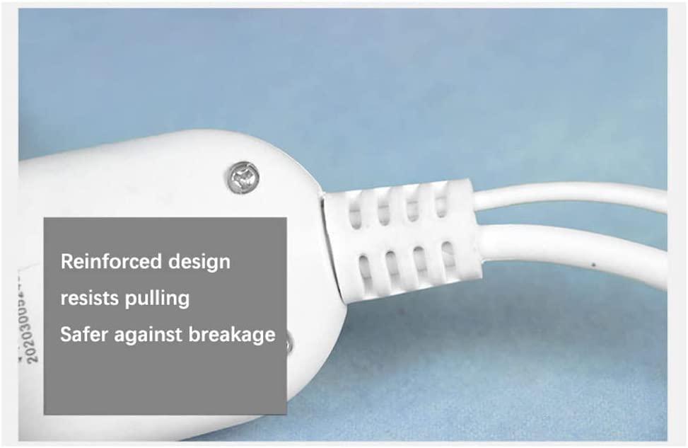 OLOTU Electric Heated Blanket Electric Blanket Queen Size Dual Control Heated Blanket Safety Shutoff & 4 Heating Levels Fast Heating Electric Throw for Home Heated Throw