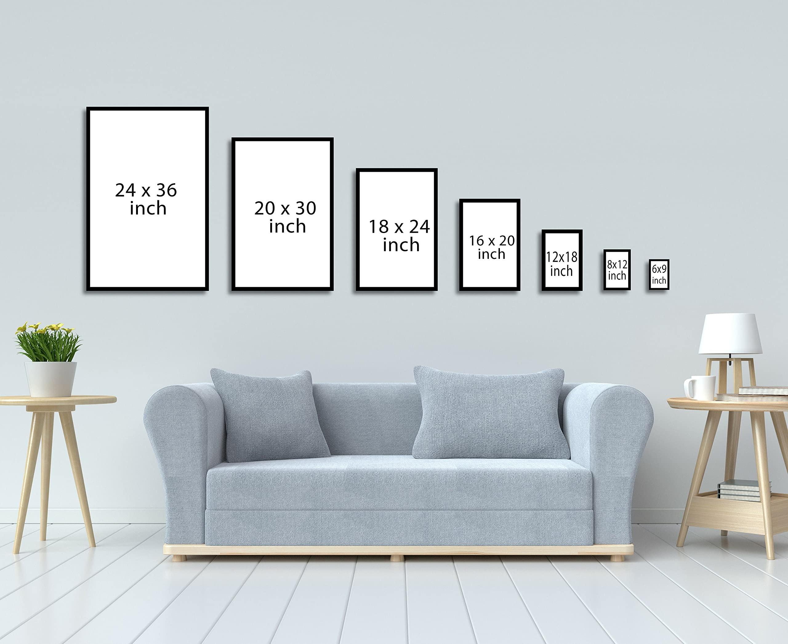 HomeLoft Basics Every Workout Counts Gym Wall Art, Gym Poster, Gym Prints, Gym Decor, Home Gym, Home Gym Decor, Home Gym Poster, Inspired Poster, Fitness Decor, Motivation Art - 18x24