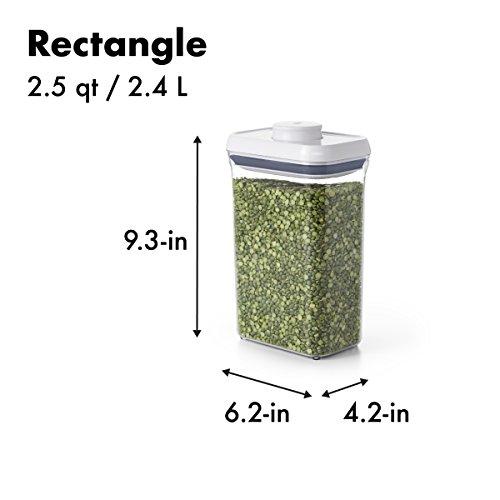 OXO OXO Good Grips 10-Piece Airtight Food Storage POP Container Value Set, Standard Packaging,White,10 Piece