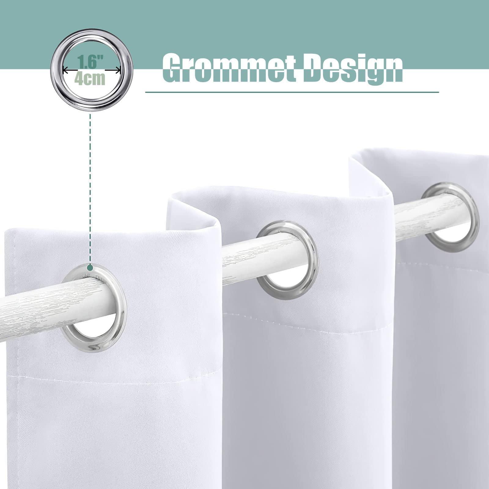 TAKUAN TAKUAN Cherry Blossom Curtains for Bedroom Living Room, Sakura Blackout Curtains 63 Inch Length 2 Panels Set, Thermal Insulated Grommet Drapes, Decorative Patterned Window Treatments