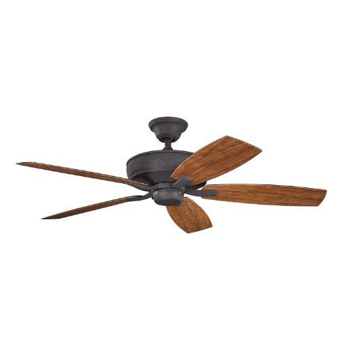 Kichler Kichler 310103DBK 52-Inch Monarch II Patio Fan, Distressed Black