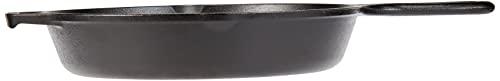 Lodge Lodge Seasoned Cast Iron Skillet - 12 Inch Ergonomic Frying Pan with Assist Handle, black