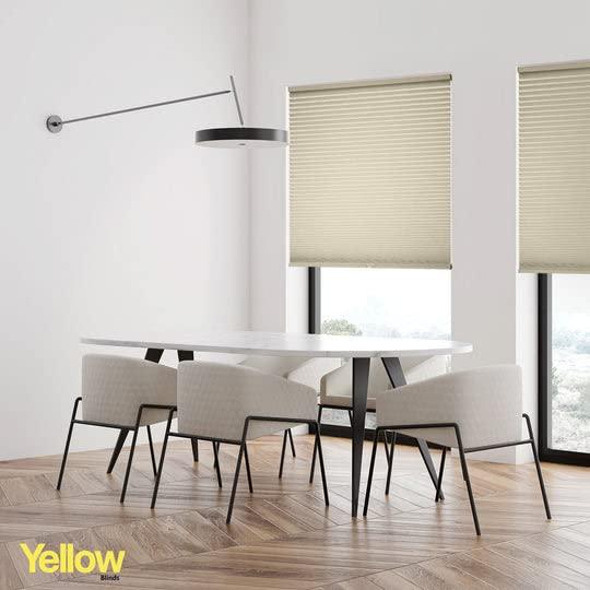 YELLOW BLINDS YELLOW BLINDS Cellular Shades, Window Blinds for Room, Window Coverings for Home Decor Series, Quokka (Light Filtering), 32.5" W x 72" H