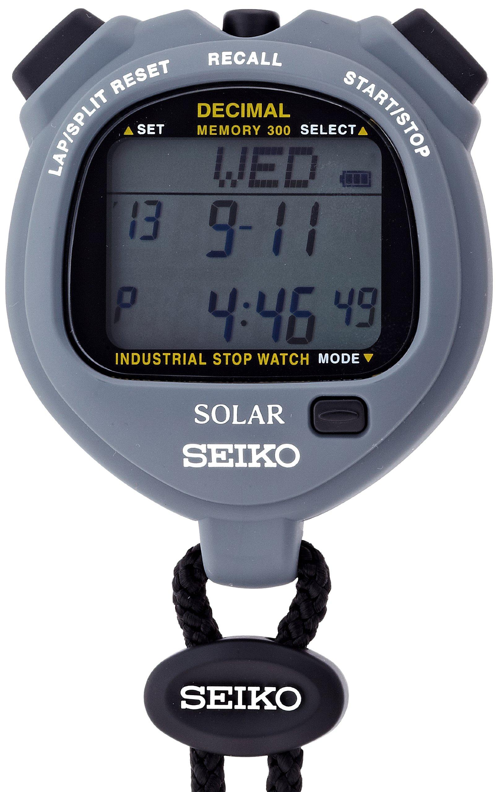 SEIKO SEIKO Solar Charging Decimal Stopwatch - Black
