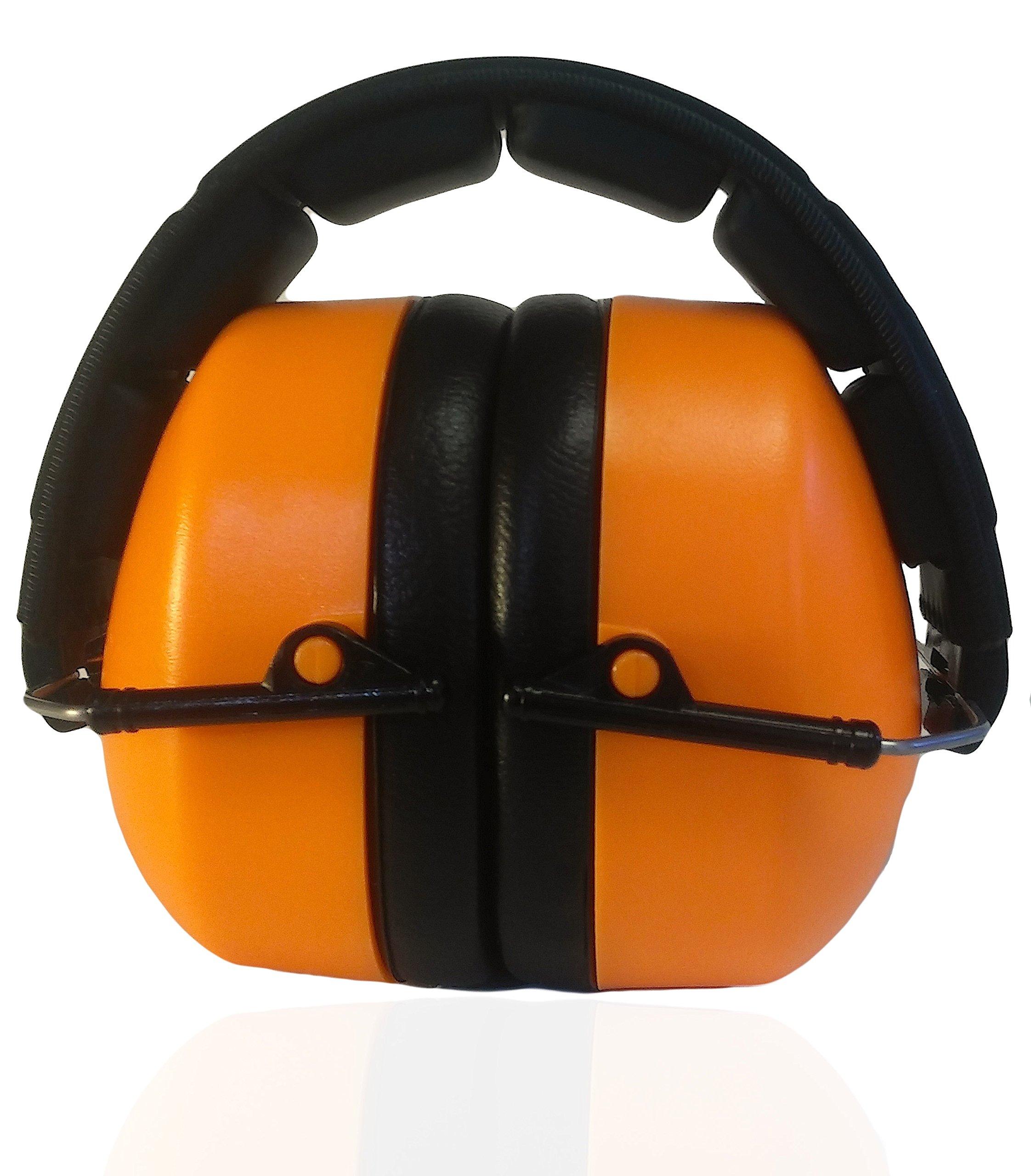 DECIBEL DEFENSE DECIBEL DEFENSE Professional Safety Ear Muffs 37dB NRR - The HIGHEST Rated & MOST COMFORTABLE Ear Protection For Shooting & Industrial Use - THE BEST HEARING PROTECTION GUARANTEED