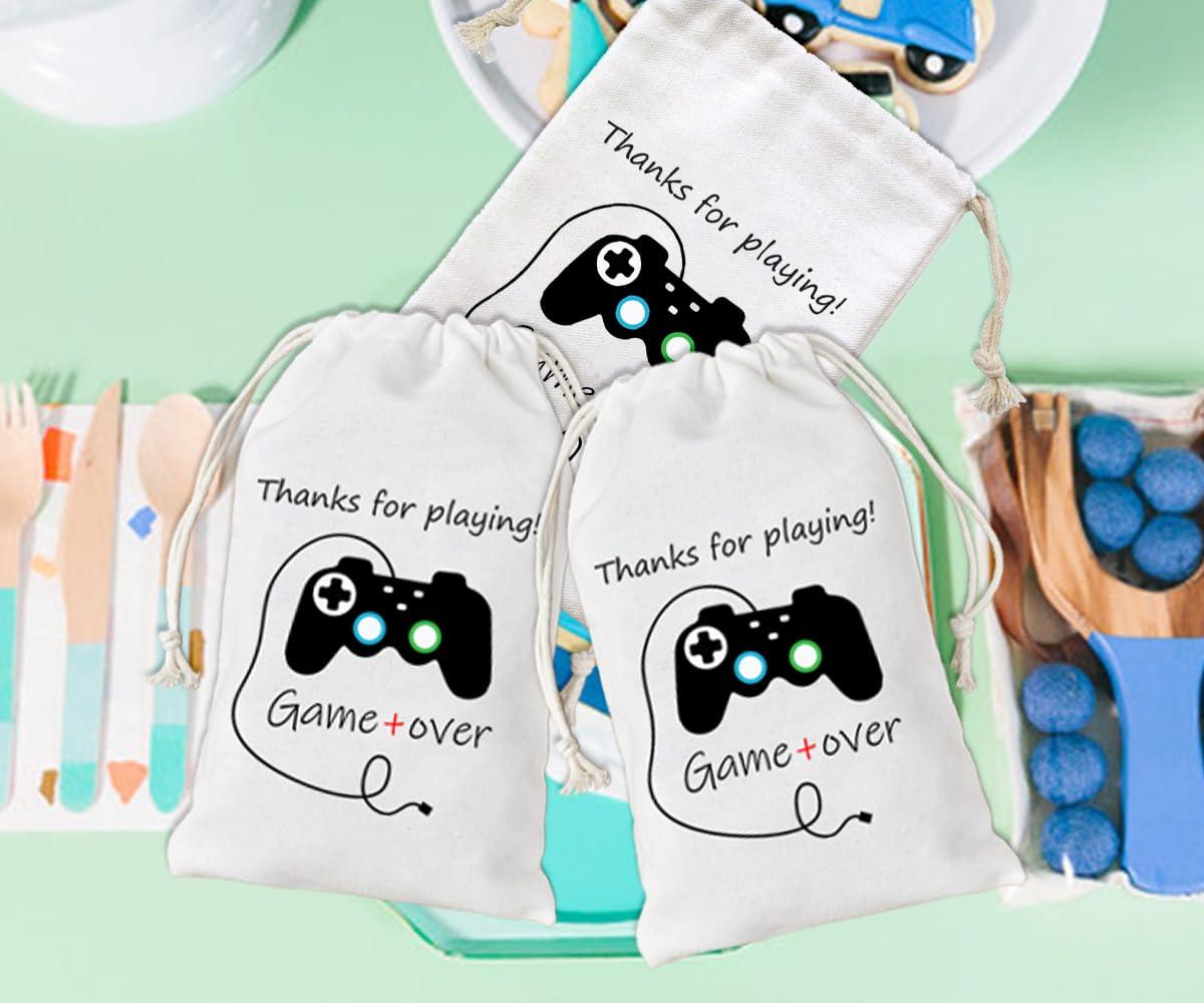 Kreatwow Kreatwow 12 Pack Video Game Party Bags Gaming Party Favor Bags Supplies for Birthday Party Supplies
