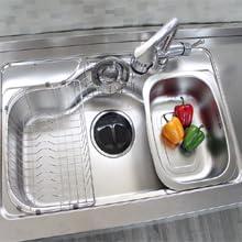 WANANG WANANG Stainless Steel Washing-up Bowl Multi-purpose Dish Tub for Sink/Wash Basins/Dishpan for Sink (Original Type)