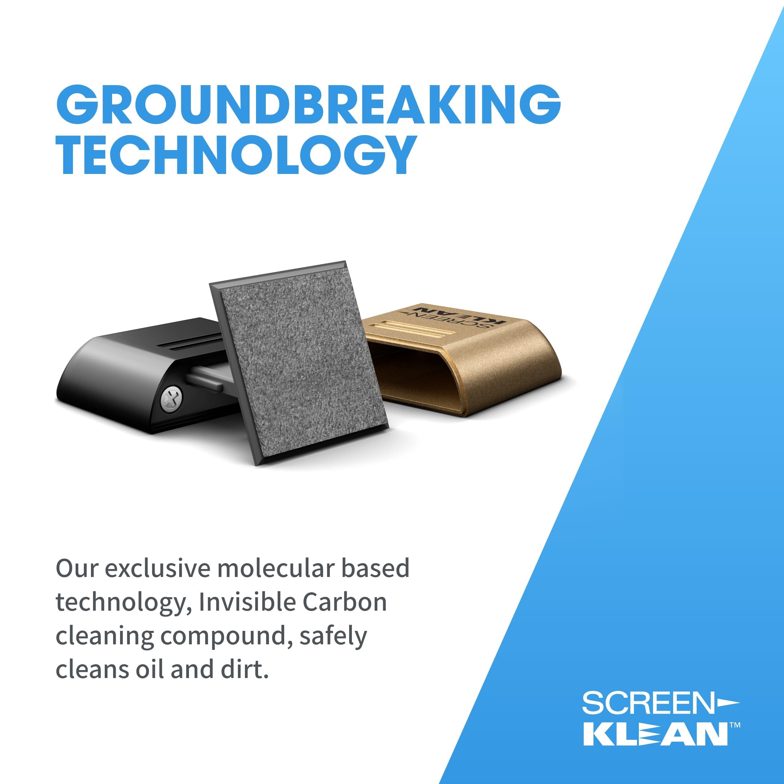 Carbon Klean CarbonKlean ScreenKlean Tablet Screen Cleaner - Compatible with iPad, Android & Amazon Tablet - with Carbon Microfiber Tech - Electroplated Gold - 1 Count