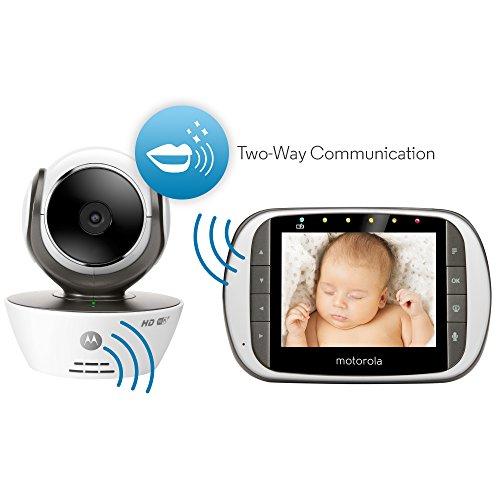 Motorola Motorola MBP853CONNECT Dual Mode Baby Monitor with 3.5-Inch LCD Parent Monitor and Wi-Fi Internet Viewing