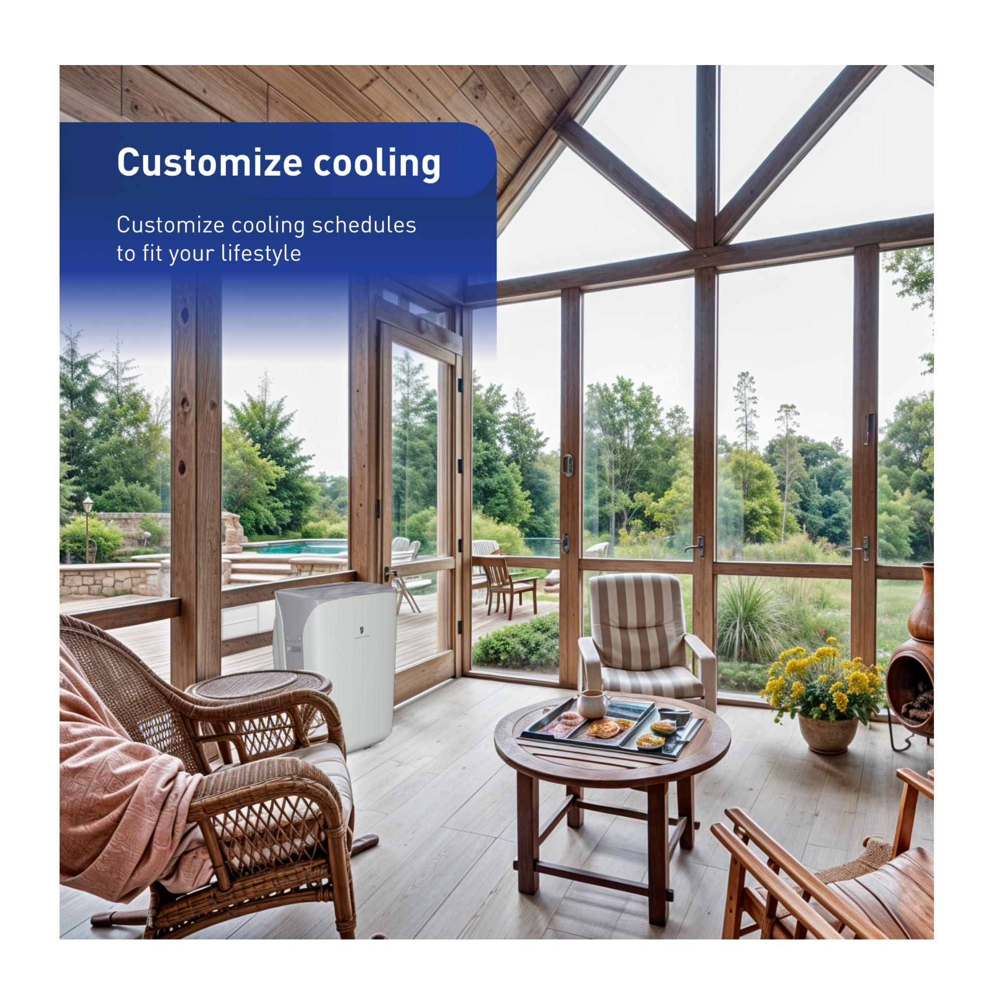 Friedrich Friedrich Air ZHP14DB Zoneaire 4-In-1 Portable Air Conditioner, Heater, Dehumidifier, and Fan With WiFi Mobile Control for Up To 500 Sq. Ft.