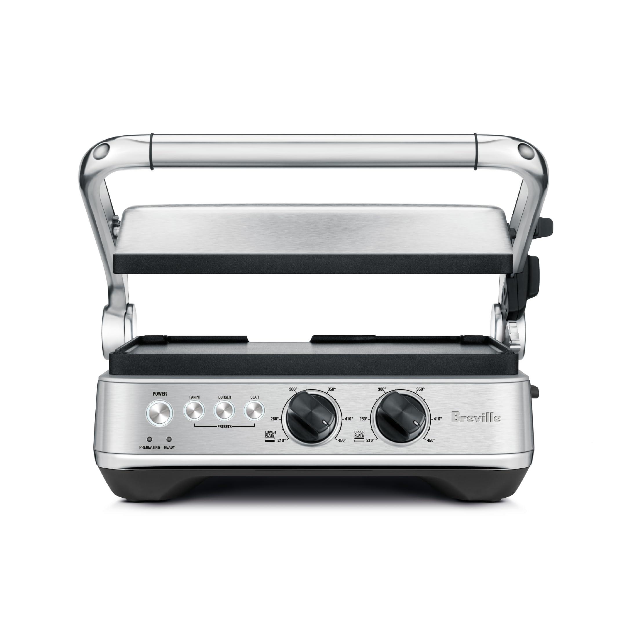 Breville Breville Sear & Press Grill BGR700BSS, Brushed Stainless Steel