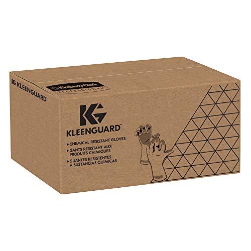 KLEENGUARD KLEENGUARD G80 Nitrile Chemical Resistant Gloves (94446), Green, Medium (8), 13” Long, 15 Mil, 60 Pairs/ Case, 5 Packs of 12 Pairs