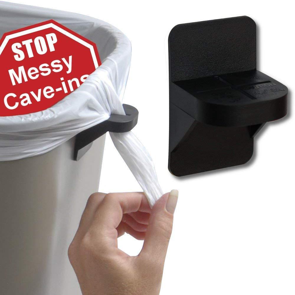 PlasticMill PlasticMill Trash Bags Cinch Black, 50 Pack, To Hold Garbage Bags In Place.May not be compatible with some Garbage Can drawers or compacters.