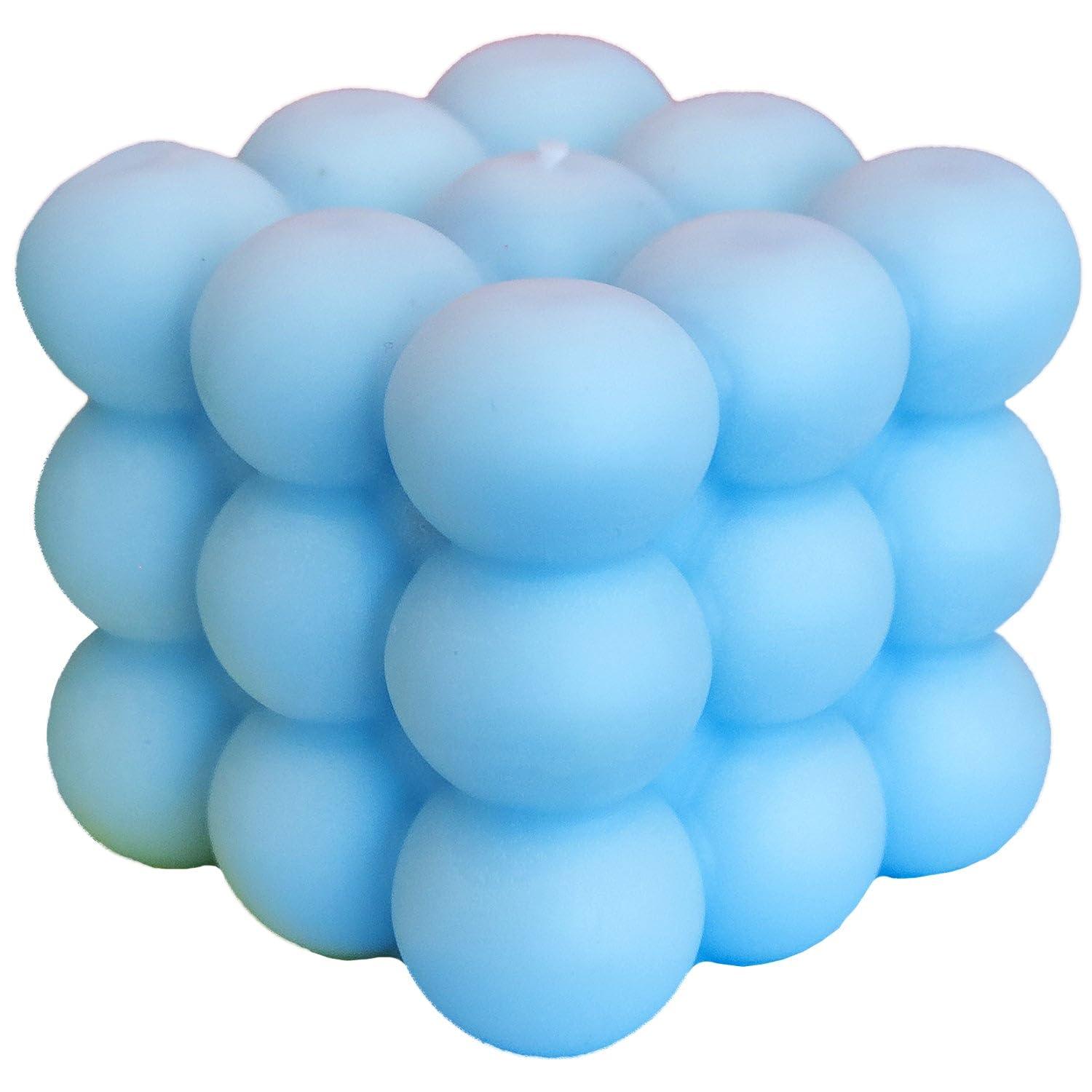 Generic Classic Bubble Candle (Color: Blue, Scent: Unscented)