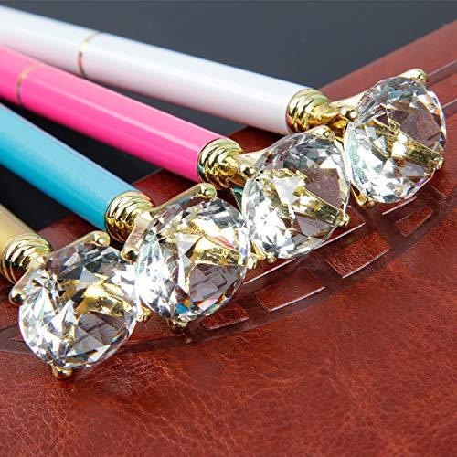 Generic Bridesmaid Gift for teachers Bridal Shower Bling pen Guest Bridal Party Planner Diamond wedding gift Pen bulk set birthday pen (100 PENS, Light pink)