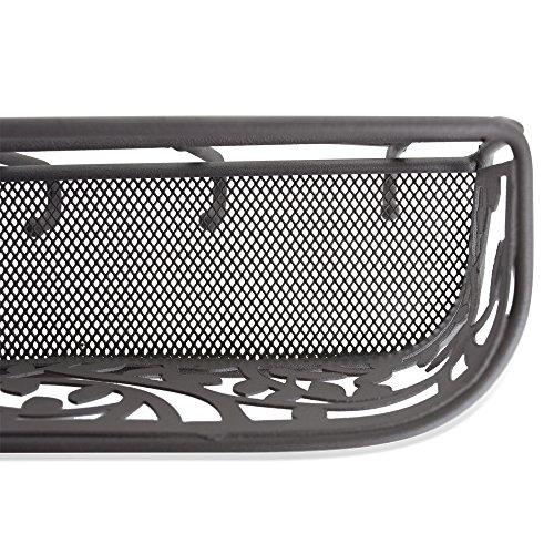 DII DII Wall Mounted Mail, Letter & Key Holder, Gray, Medium