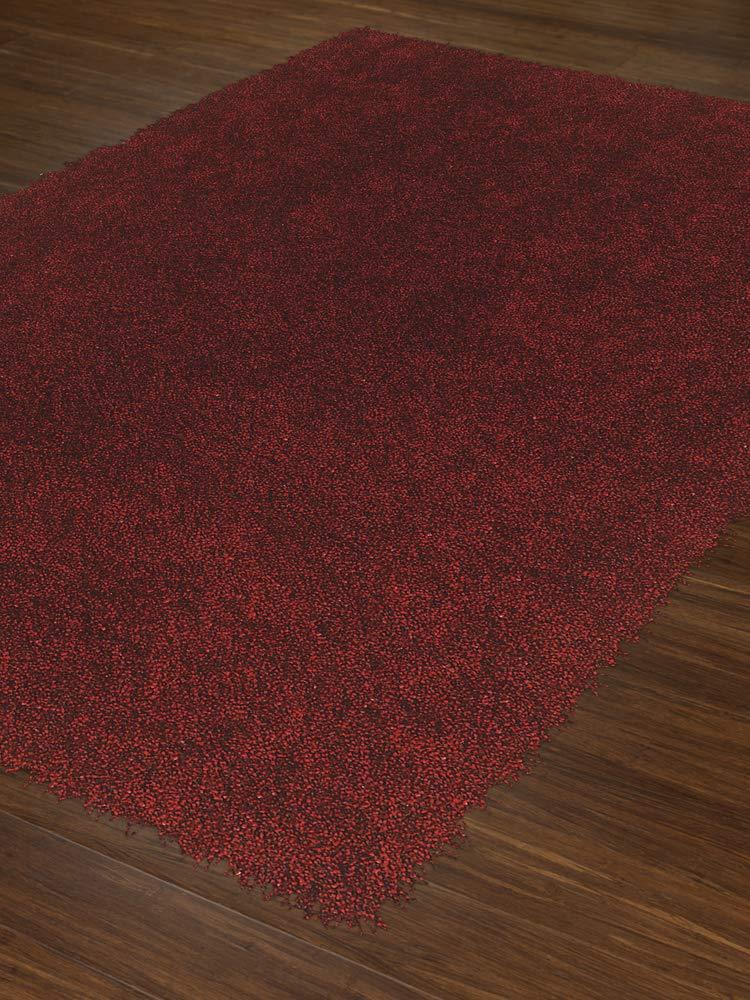 Berkley Rugs Berkley Moving Shag Area Rug BZ100 Red Solid Shag 8' x 10' Rectangle