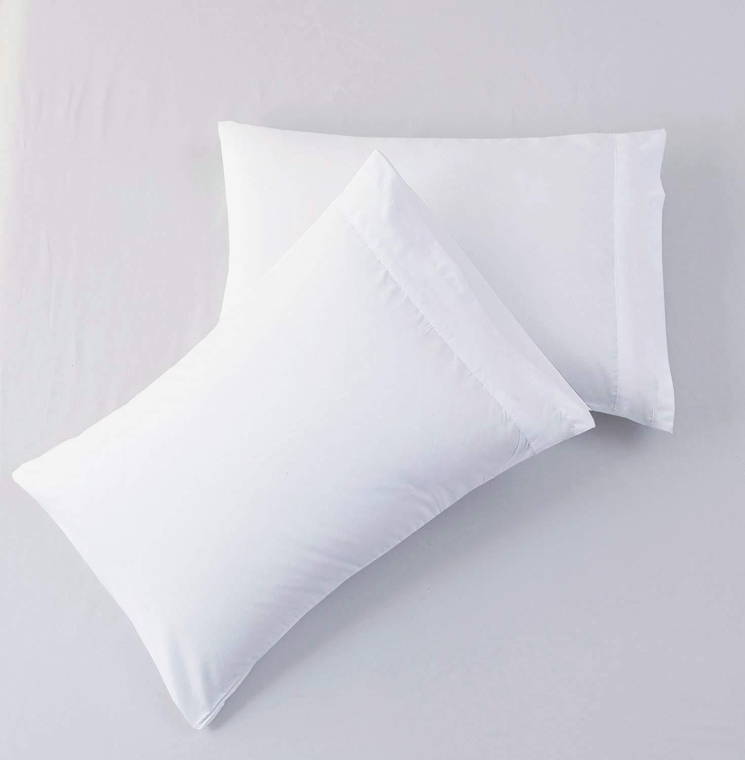 Cottington Lane California King Size Sheet Set-100% Egyptian Cotton Bed Sheets-400 TC Cotton Sheets-4 Piece Sheet Set Fits Mattress Upto 16 Inch Deep Pocket Fitted Sheet-72 x 84 Size Sheets for White Solid Bed