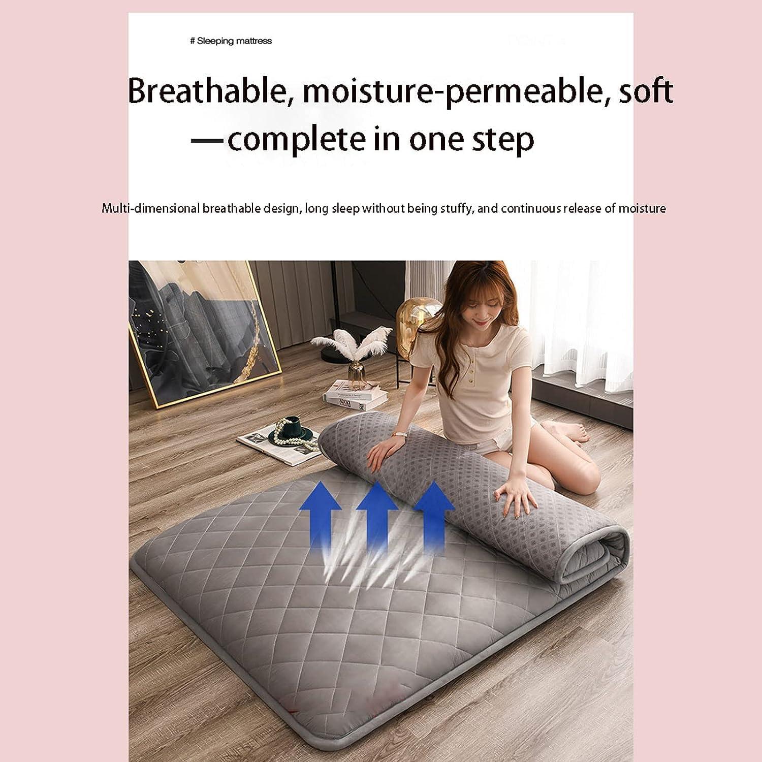 HQKZDQ Portable Mattress,Futon Mattress-Japanese Futon,japanese Tatami Mattress,Foldable Portable Japanese Floor Mattress,Floor Guest Bed Sofa, Camping Sleeping Mattresses