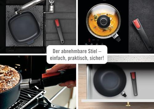 Woll Woll Diamond Lite Cast Wok, Diameter, Tall with Removable Handle.