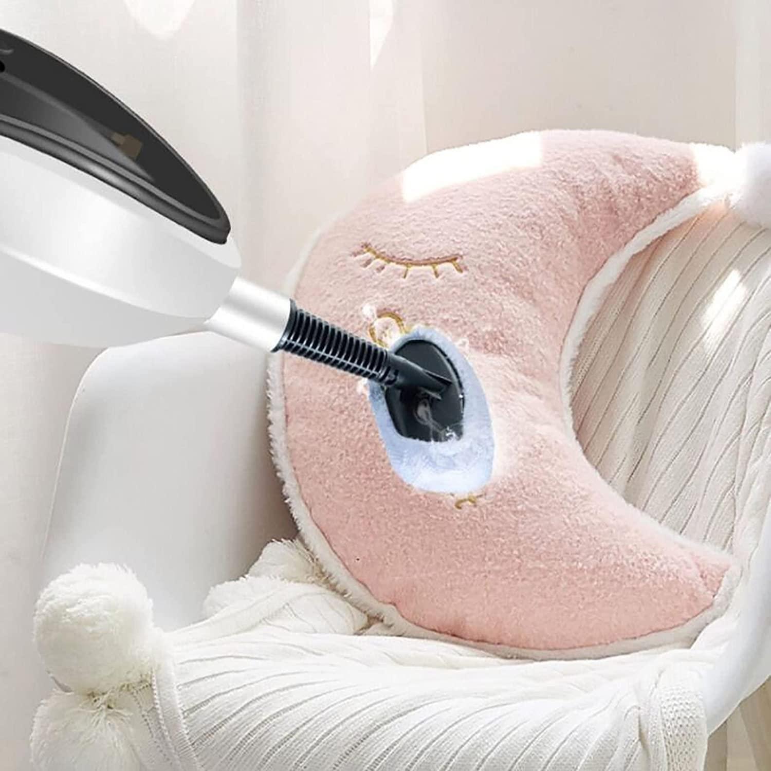 SMSOM SMSOM Steam Mop, Removable Handheld Steamer, Cleaner for Tile and Hardwood Floors, Multi-Function Hand-Held Mop for Hardwood Floor, Tile, Laminate, Carpet, Marble (White)