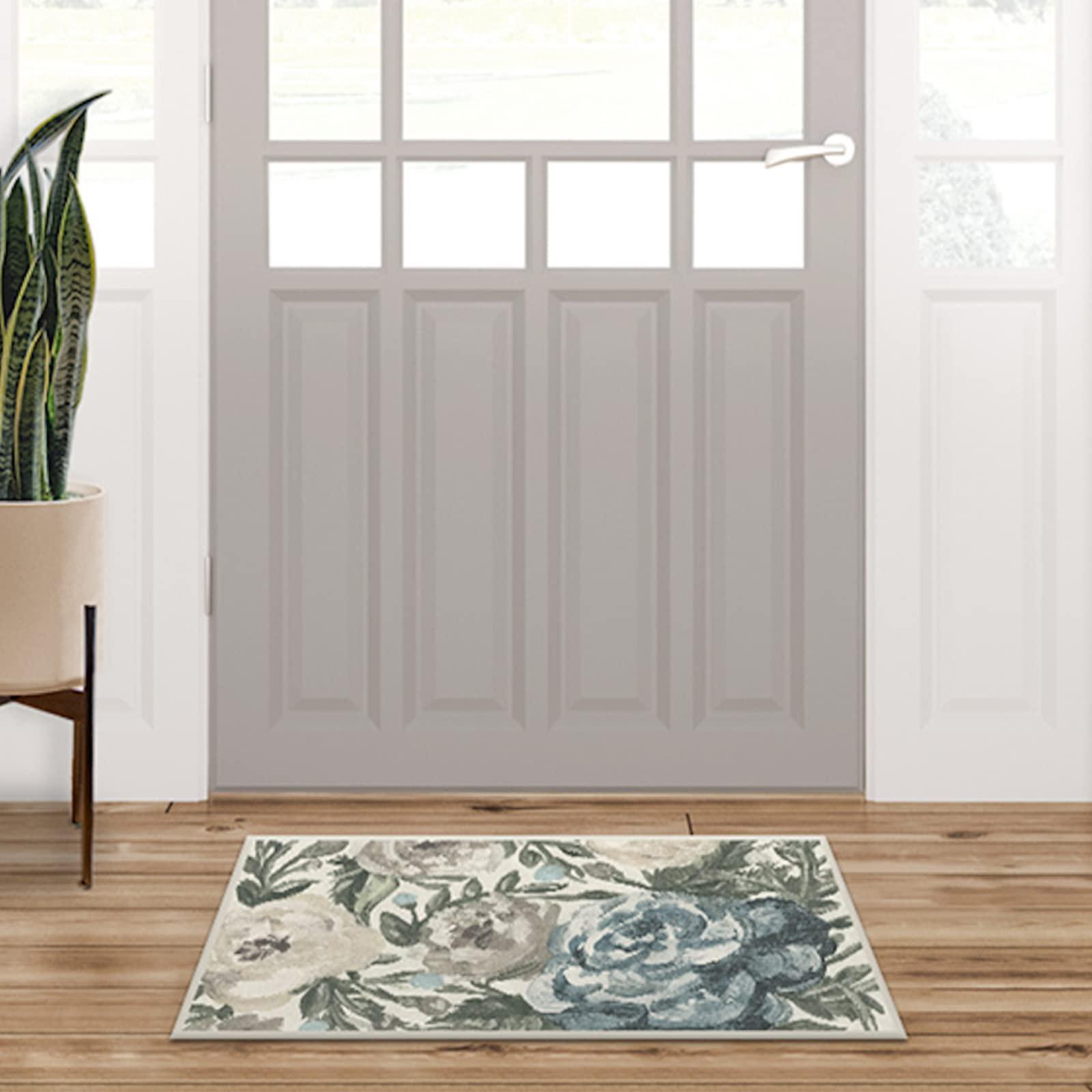 RUGGABLE Ruggable Washable 2x3 Area Rug, Camellia Jade, Premium Rugs for Living Room, Bedroom, Kitchen, Office, Classroom with Gripper Non Slip Pad