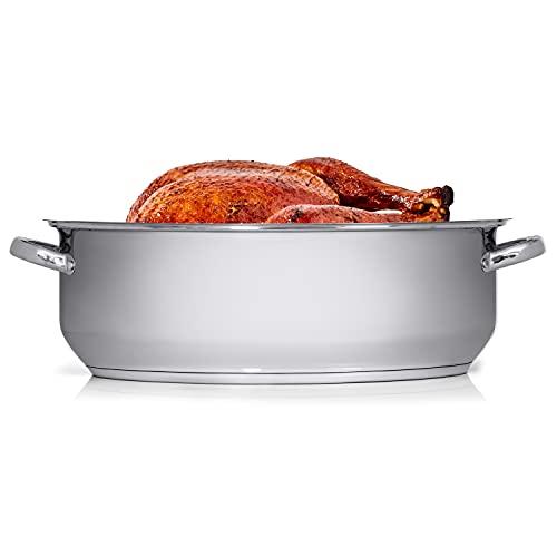 Precise Heat Precise Heat KTROAST3 Roaster, 20 inches, Stainless Steel