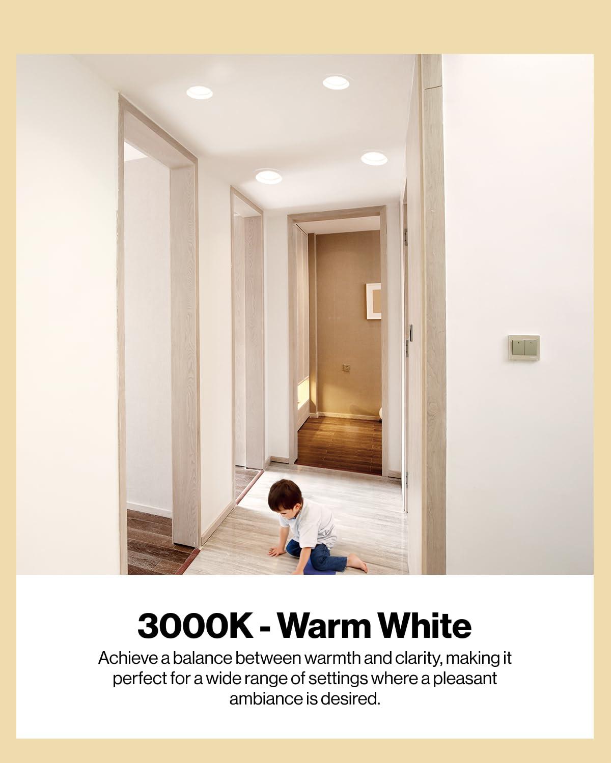 Sunco Lighting Sunco 10 Pack BR30 LED Bulbs, Indoor Flood Lights CRI93 11W Equivalent 65W 3000K Warm White 850 Lumens,E26 Base,25000 Lifetime Hours Home Dimmable Recessed Can Light Bulbs - UL