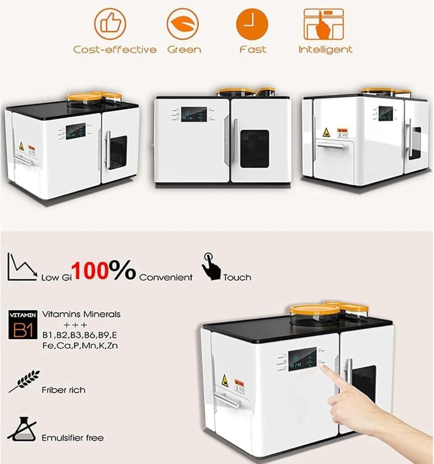 NUHGFTYBF Fully Automatic Indian Pancake Machine,One-Click Production of 20 Pieces/Time,Suitable for Flour Tortilla,Dosa Bread,Thickness Adjustable from 1.0 Mm to 1.5 Mm(220V)