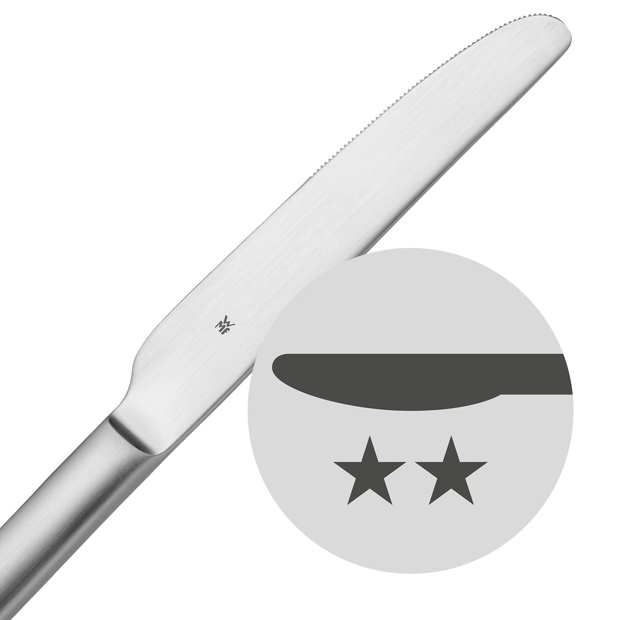 WMF WMF Silk Cromargan Cutlery Set for 12 People, Silver, 66-Piece