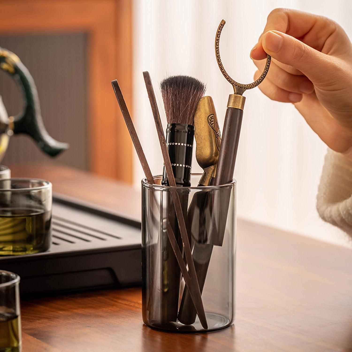 HZHXIFUF HZHXIFUF Tea Set, Afternoon Tea Set Tea Set for adultsHousehold Light Luxury Lazy Tea Making Artifact, Fully Automatic Glass Tea Set